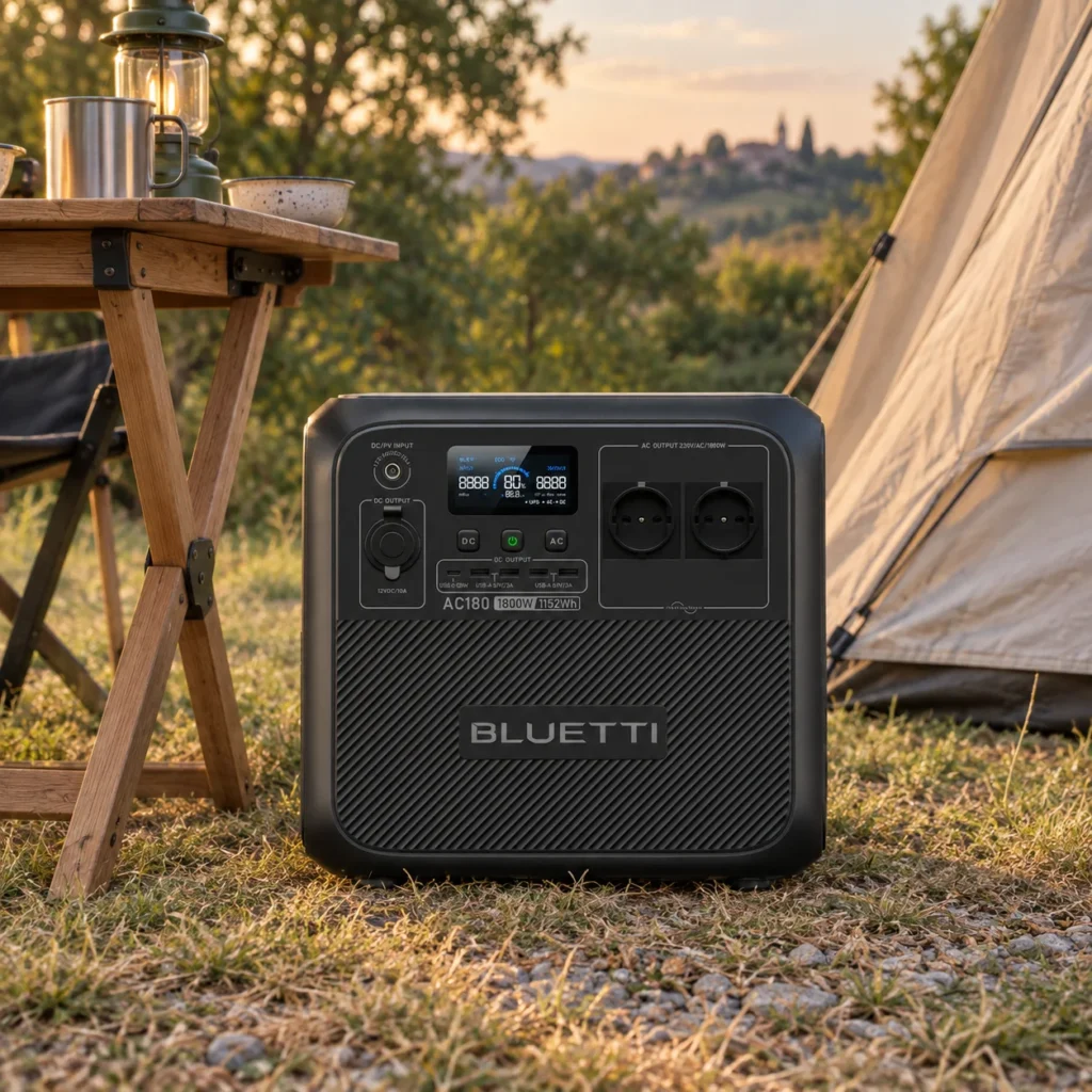 BLUETTI AC180, maßstabsgetreu