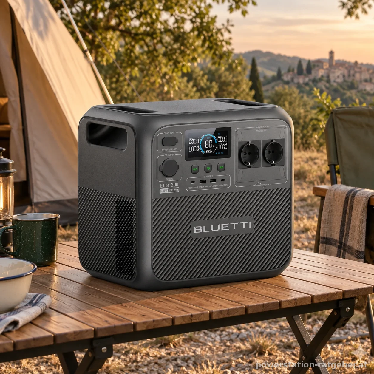 BLUETTI Elite 200 V2, im einsatz